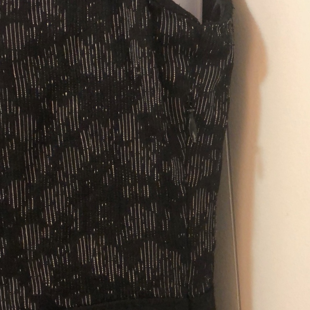 Classiques Entier Black/Gray Woven Linen Dress - Picture 3 of 7